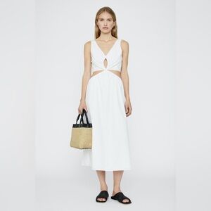 Anine Bing Dione White Dress Sz: S/P